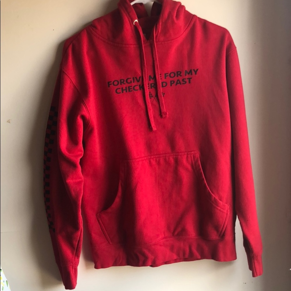 Red/Black Checkered Past Hoodie